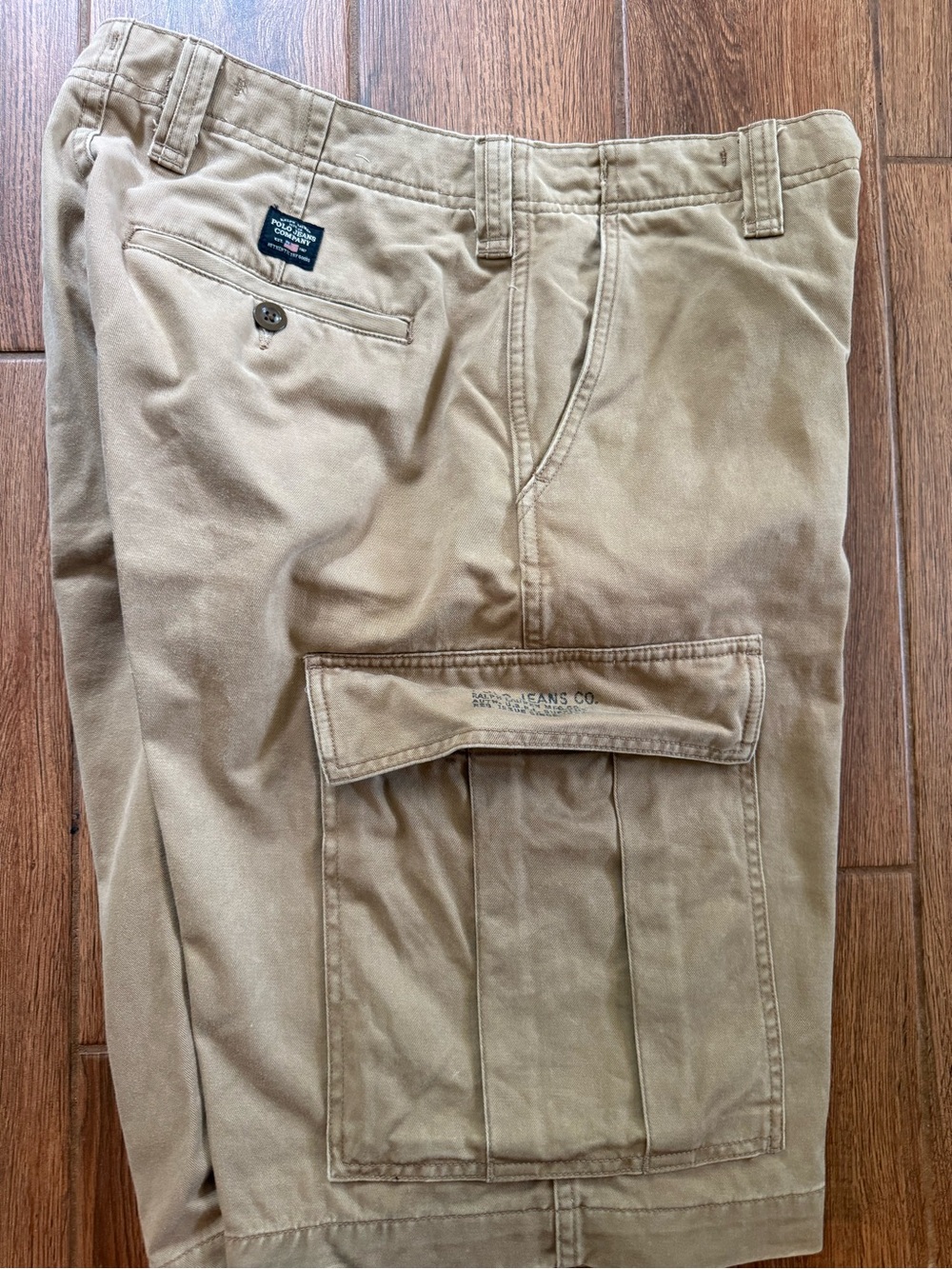 Vintage Ralph Lauren polo Jeans khaki cargo shorts 13” / men’s 33